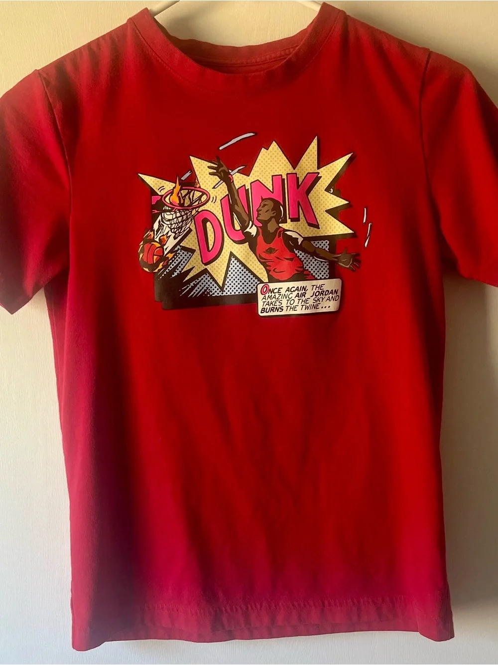 Air Jordan Dunk Comics T-Short- Boys Size Medium